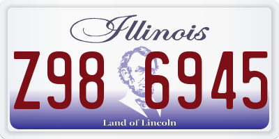 IL license plate Z986945