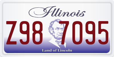 IL license plate Z987095