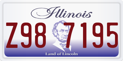 IL license plate Z987195