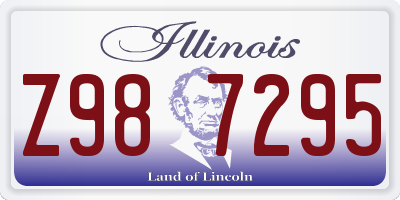 IL license plate Z987295