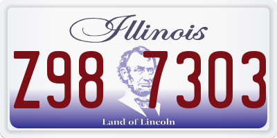 IL license plate Z987303