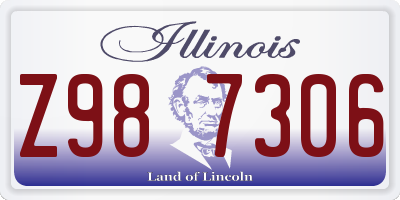 IL license plate Z987306