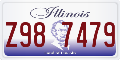 IL license plate Z987479