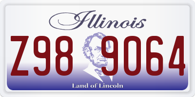 IL license plate Z989064