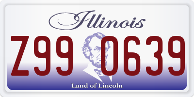 IL license plate Z990639