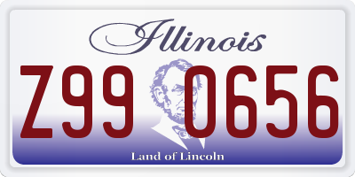 IL license plate Z990656