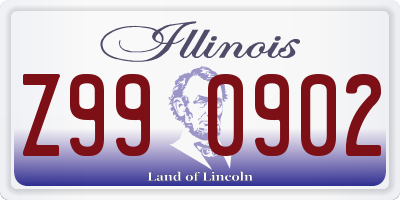 IL license plate Z990902