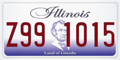 IL license plate Z991015