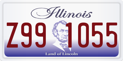 IL license plate Z991055