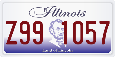 IL license plate Z991057