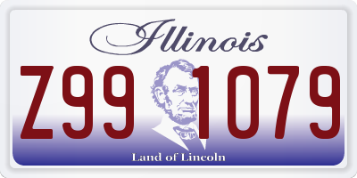 IL license plate Z991079