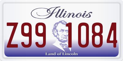 IL license plate Z991084