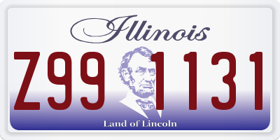 IL license plate Z991131