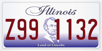 IL license plate Z991132