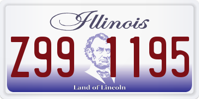 IL license plate Z991195