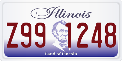 IL license plate Z991248