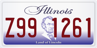 IL license plate Z991261