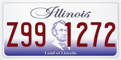 IL license plate Z991272