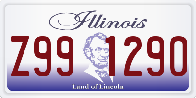 IL license plate Z991290