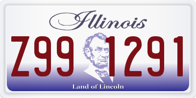 IL license plate Z991291