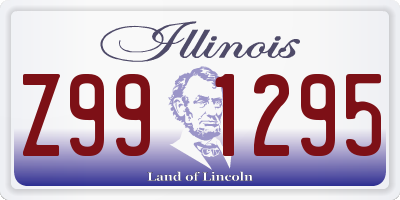 IL license plate Z991295