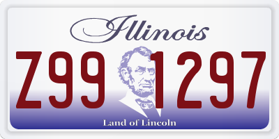 IL license plate Z991297