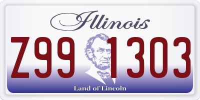 IL license plate Z991303