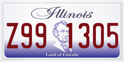 IL license plate Z991305