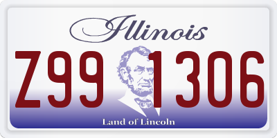 IL license plate Z991306