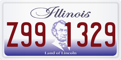 IL license plate Z991329