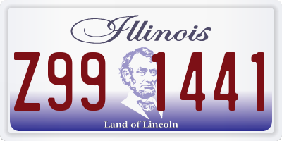 IL license plate Z991441