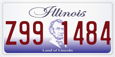 IL license plate Z991484