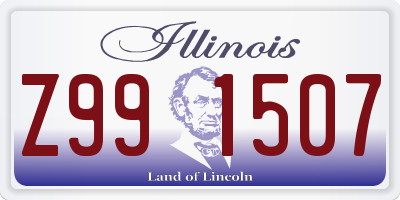 IL license plate Z991507