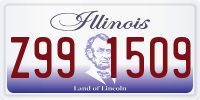 IL license plate Z991509