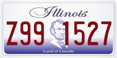 IL license plate Z991527