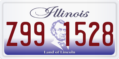 IL license plate Z991528