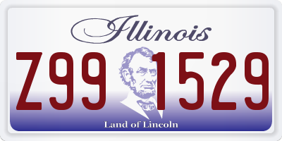 IL license plate Z991529