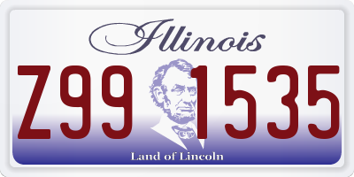 IL license plate Z991535