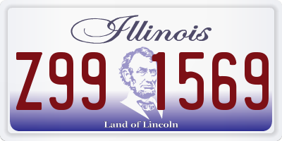 IL license plate Z991569