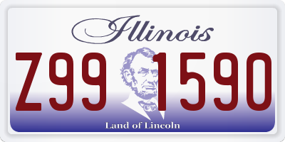 IL license plate Z991590