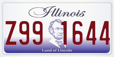 IL license plate Z991644
