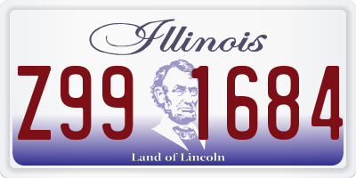 IL license plate Z991684