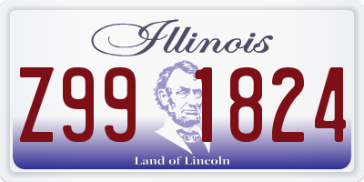 IL license plate Z991824