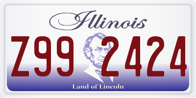 IL license plate Z992424