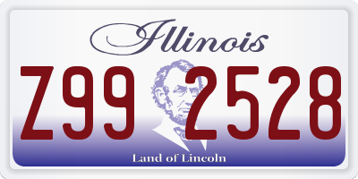 IL license plate Z992528