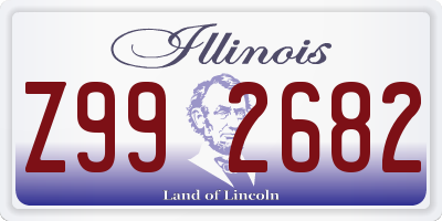 IL license plate Z992682