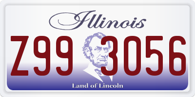 IL license plate Z993056