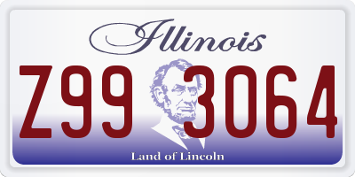 IL license plate Z993064
