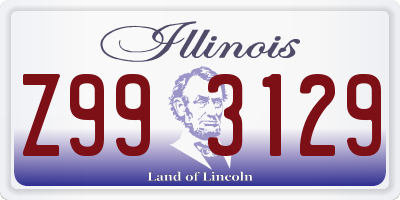 IL license plate Z993129
