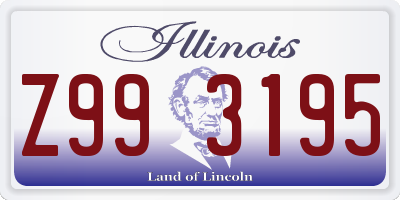 IL license plate Z993195